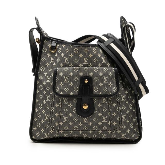 ルイ ヴィトン モノグラムミニ ブザス マリーケイト 斜め掛け ショルダーバッグ M92324 ブラック キャンバス LOUIS VUITTON 【中古】