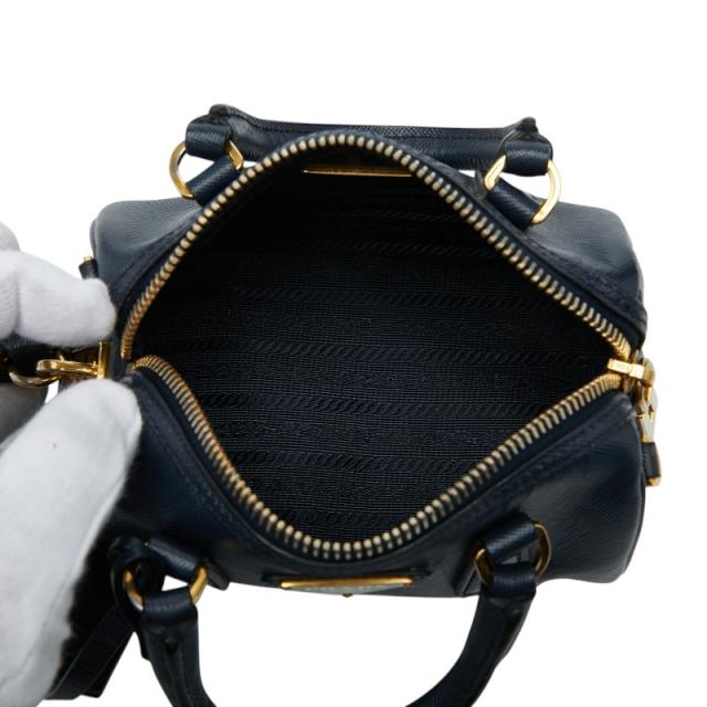プラダ 三角ロゴプレート ミニハンドバッグ ショルダーバッグ 2WAY