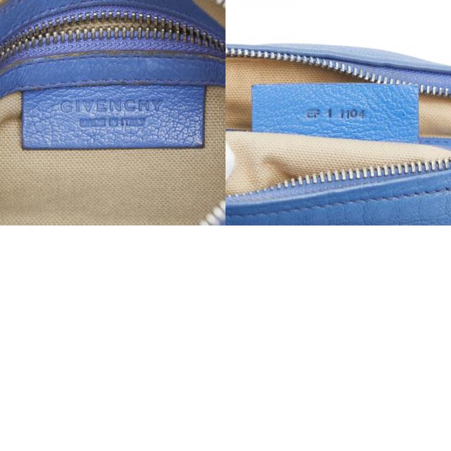 ジバンシー パンドラ 斜め掛け ショルダーバッグ ライトブルー レザー レディース Givenchy 【中古】_9