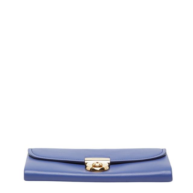 サルヴァトーレフェラガモ 長財布 KB-22C224 ライトブルー レザー レディース Salvatore Ferragamo 【中古】_2