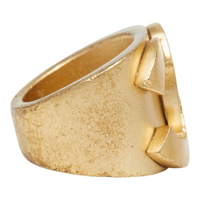 シャネル ココマーク リング 指輪 01C ゴールド メッキ レディース CHANEL 【中古】_3