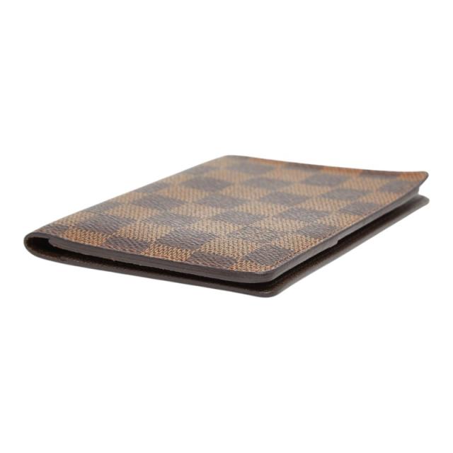 ルイ ヴィトン ダミエ クーヴェルテュール パスポール パスポートケース N60189 ブラウン PVC レザー レディース LOUIS VUITTON 【中古】_3
