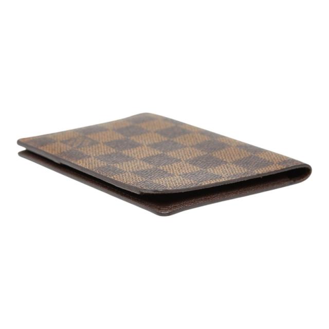 ルイ ヴィトン ダミエ クーヴェルテュール パスポール パスポートケース N60189 ブラウン PVC レザー レディース LOUIS VUITTON 【中古】_4