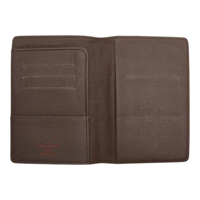 ルイ ヴィトン ダミエ クーヴェルテュール パスポール パスポートケース N60189 ブラウン PVC レザー レディース LOUIS VUITTON 【中古】_6