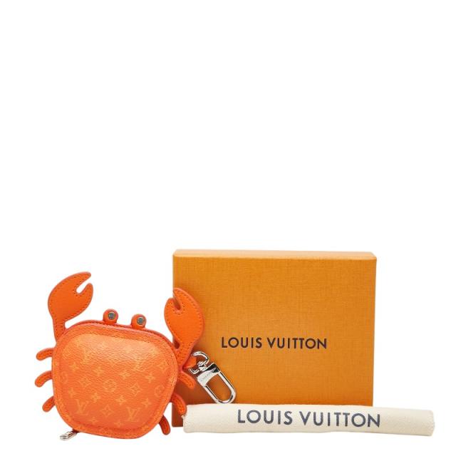 ルイ ヴィトン モノグラム LVクラブ バッグチャーム 小物入れ M01929 オレンジ PVC レディース LOUIS VUITTON 【中古】_5