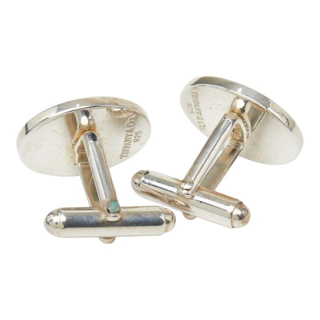 ティファニー オーバル カフス カフリンクス SV925 シルバー レディース TIFFANY&amp;Co. 【中古】_2