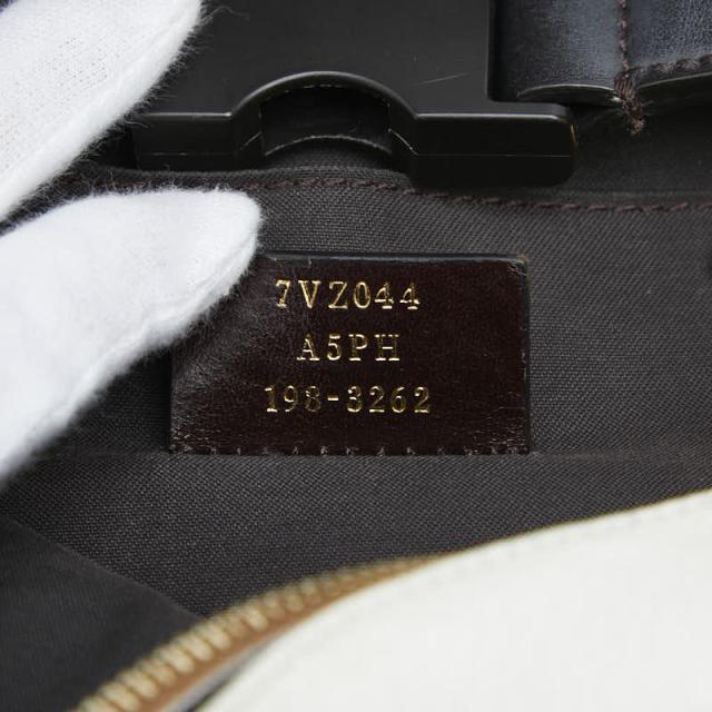 フェンディ × FILA フェンディマニア ズッカ リュック バックパック ホワイト マルチカラー レザー レディース FENDI 【中古】_8