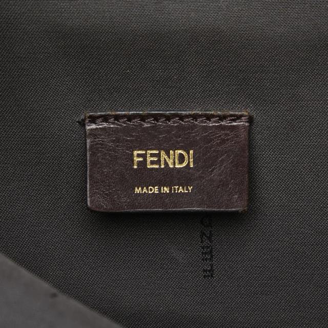 フェンディ × FILA フェンディマニア ズッカ リュック バックパック ホワイト マルチカラー レザー レディース FENDI 【中古】_9