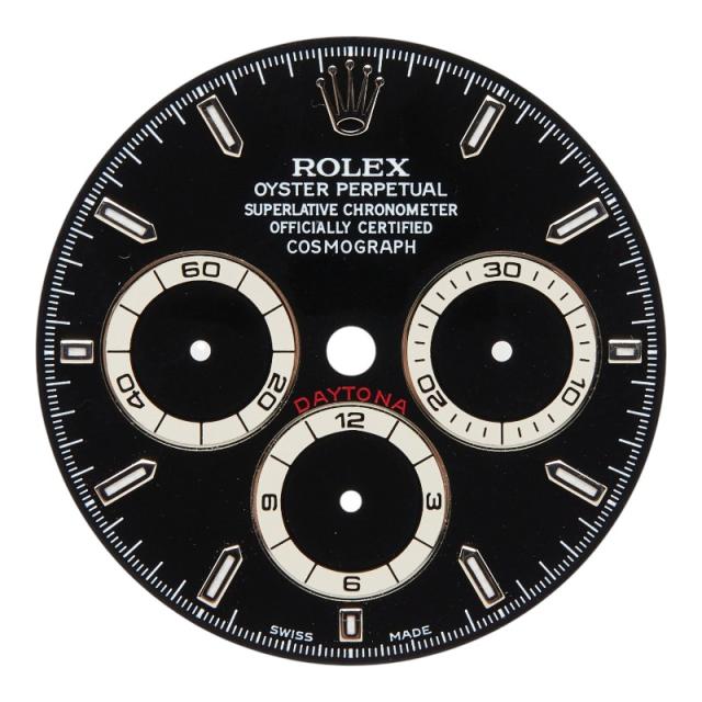 ロレックス デイトナ用 黒文字盤 エルプリメロ  デイトナ ダイアル フェイス 16520 メタル メンズ ROLEX 【中古】