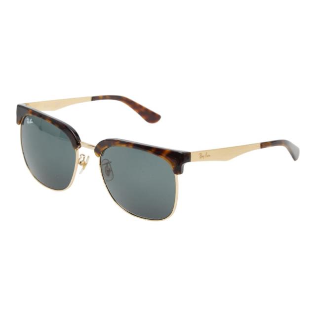 レイバン クラブマスター アジアンフィット サングラス RB3565D ブラウン プラスチック メタル メンズ Ray Ban 【中古】