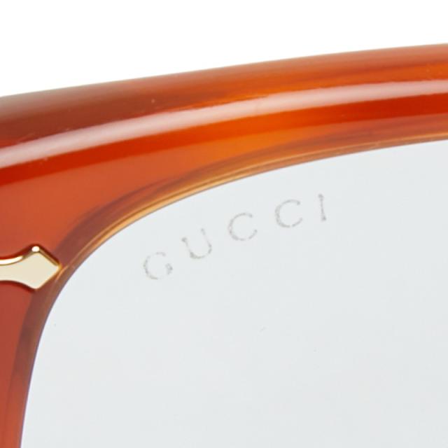 グッチ メガネ 伊達メガネ 眼鏡 GG1134/S ブラウン プラスチック メンズ GUCCI 【中古】_3