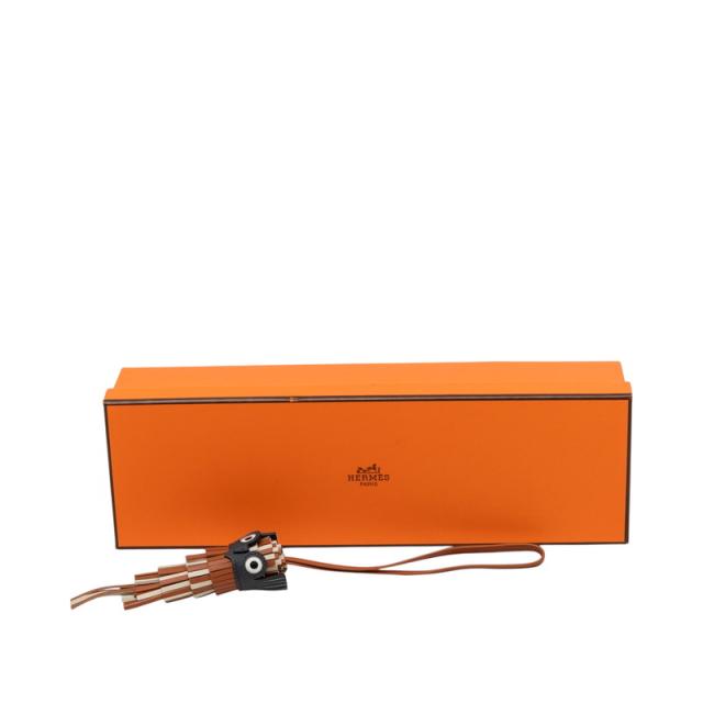 エルメス シュエット フクロウ バッグチャーム キーホルダー ゴールド グリミスティ ナタ アニョーミロ レディース HERMES 【中古】_4