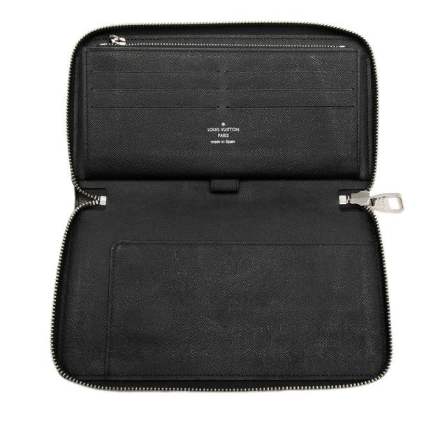 ルイ ヴィトン ダミエ グラフィット ジッピーオーガナイザー ラウンドファスナー 長財布 N63077 ブラック PVC LOUIS VUITTON 【中古】_4