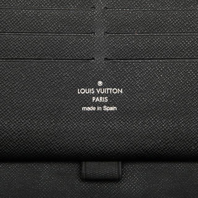 ルイ ヴィトン ダミエ グラフィット ジッピーオーガナイザー ラウンドファスナー 長財布 N63077 ブラック PVC LOUIS VUITTON 【中古】_5