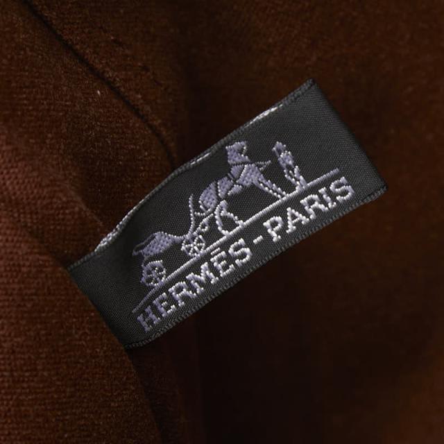 エルメス フールトゥGM ハンドバッグ トートバッグ ブラウン ネイビー キャンバス レディース HERMES 【中古】_8