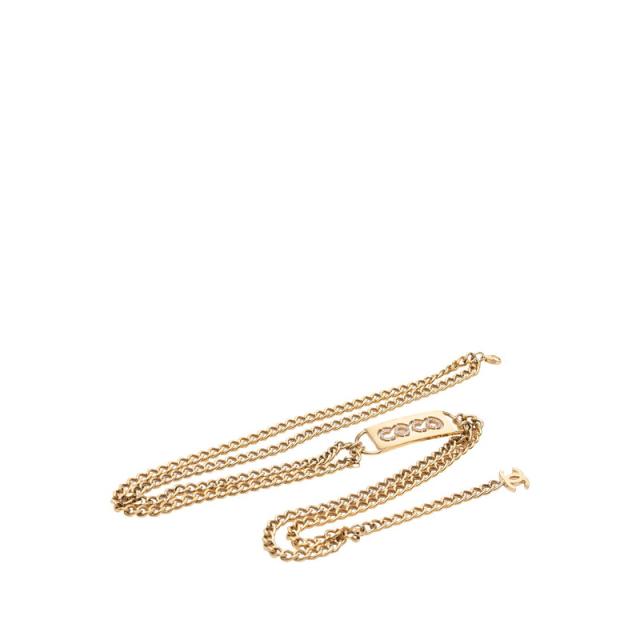 シャネル CHANEL ロゴ チェーン ベルト ゴールド 96A ヴィンテージ