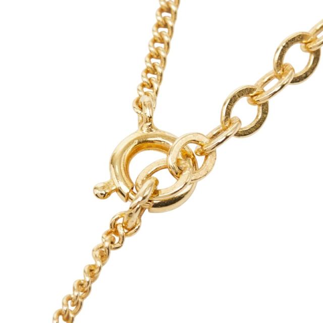 ディオール CDロゴ ペンダント ネックレス ゴールド メッキ GP レディース Dior 【中古】_4