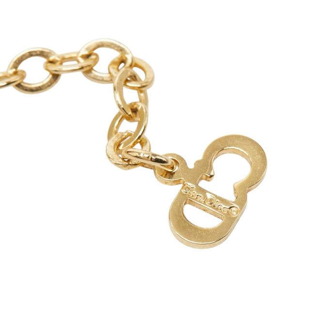 ディオール CDロゴ ペンダント ネックレス ゴールド メッキ GP レディース Dior 【中古】_5