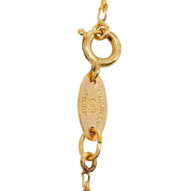 シャネル ココマーク グリポア デポーズ ネックレス ゴールド ブラック メッキ レディース CHANEL 【中古】_4