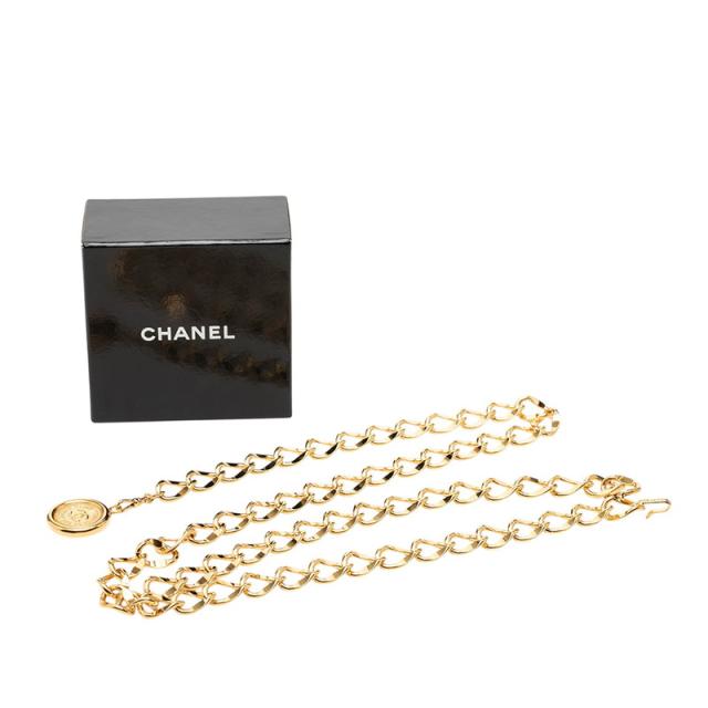 シャネル ココマーク 31 RUE CAMBON ル カンボン チェーンベルト ゴールド メッキ レディース CHANEL 【中古】_4
