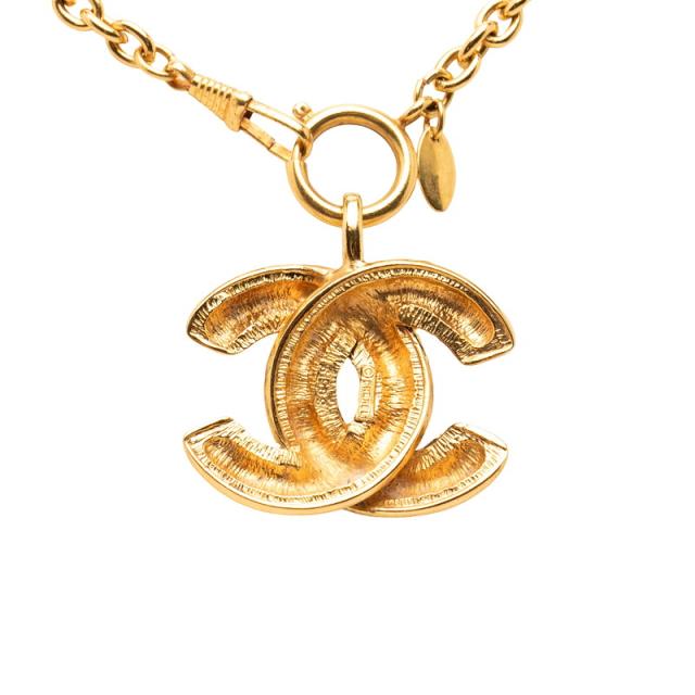 シャネル マトラッセ ココマーク 首飾り ゴールド メッキ レディース CHANEL 【中古】