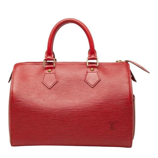 ルイ ヴィトン エピ スピーディ25 ハンドバッグ ミニボストンバッグ M43017 カスティリアンレッド レザー LOUIS VUITTON 【中古】