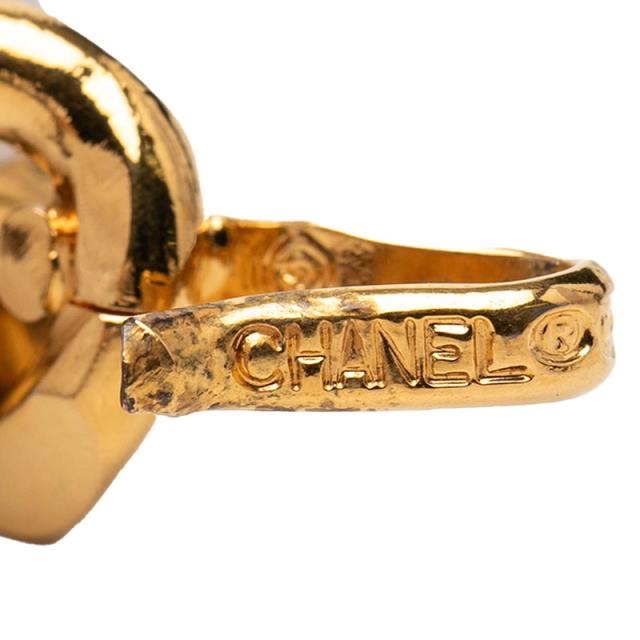 シャネル ココマーク 31 RUE CAMBON ル カンボン ロゴプレート チェーンベルト ゴールド メッキ レディース CHANEL 【中古】_4