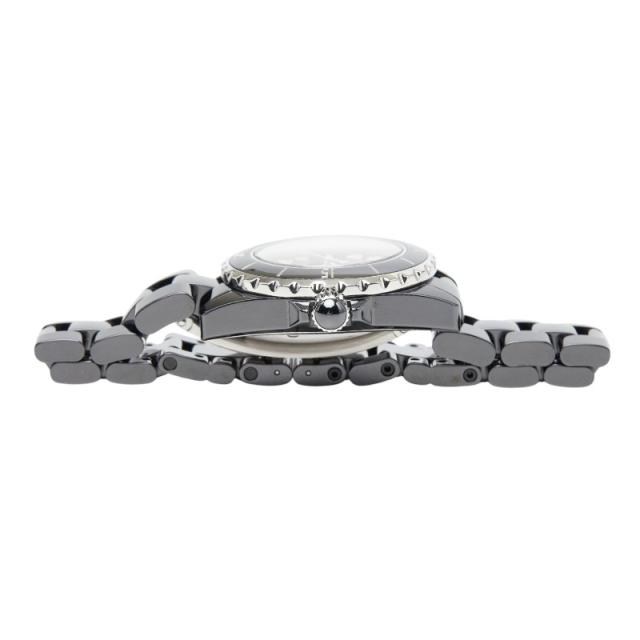 シャネル J12 腕時計 H0682 クオーツ ブラック文字盤 ステンレススチール セラミック レディース CHANEL 【中古】_2