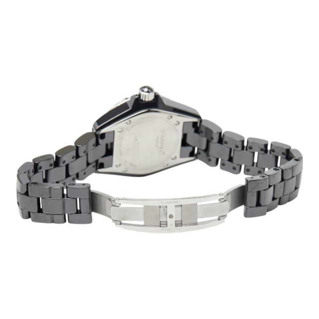シャネル J12 腕時計 H0682 クオーツ ブラック文字盤 ステンレススチール セラミック レディース CHANEL 【中古】_4