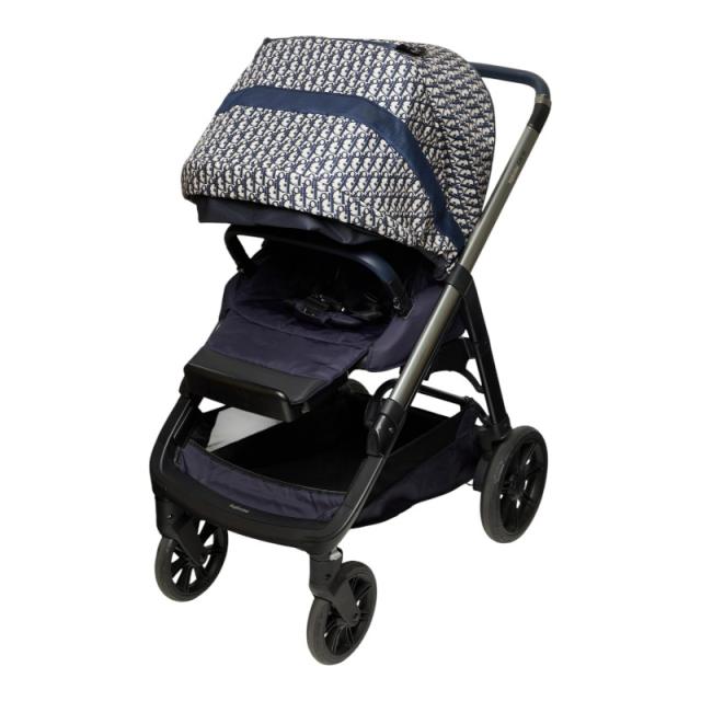 ディオール × イングリッシーナ オブリーク ベビーカー ネイビー レディース Dior Inglesina 【中古】