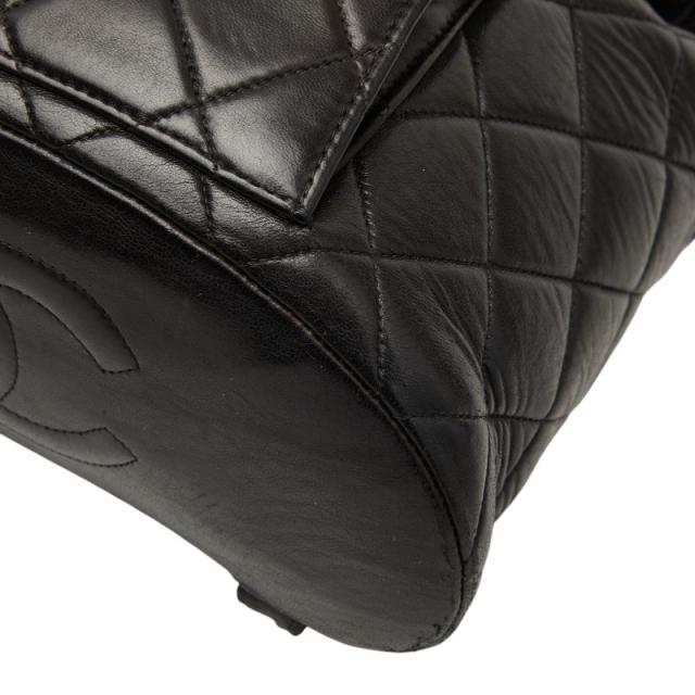 シャネル マトラッセ ココマーク チェーン リュック デイパック バックパック ブラック ラムスキン レディース CHANEL 【中古】_3