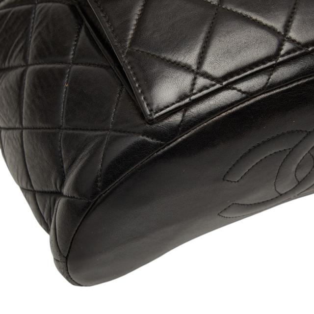 シャネル マトラッセ ココマーク チェーン リュック デイパック バックパック ブラック ラムスキン レディース CHANEL 【中古】_4