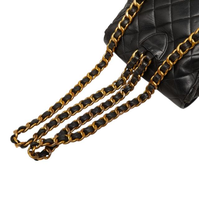 シャネル マトラッセ ココマーク チェーン リュック デイパック バックパック ブラック ラムスキン レディース CHANEL 【中古】_7