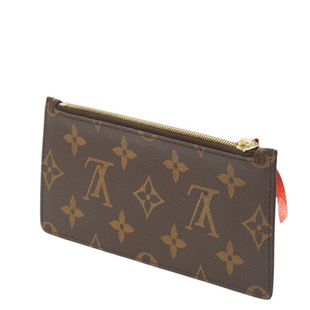 ルイ ヴィトン モノグラム コインケース ポーチ ブラウン オレンジ PVC レディース LOUIS VUITTON 【中古】_1