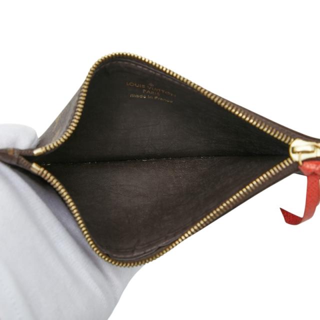 ルイ ヴィトン モノグラム コインケース ポーチ ブラウン オレンジ PVC レディース LOUIS VUITTON 【中古】_5