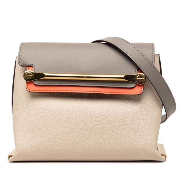 クロエ クレア チェーン ショルダーバック アイボリー グレー レザー レディース Chloe 【中古】 32,825円