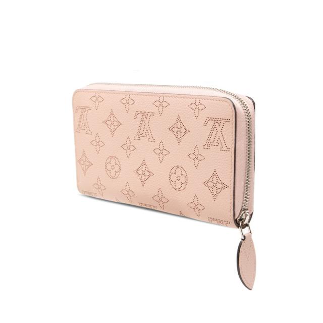 ルイ ヴィトン モノグラム マヒナ ジッピー ウォレット 長財布 M82755 ローズジャスミン ピンク レザー LOUIS VUITTON 【中古】_1