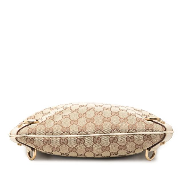 グッチ GGキャンバス アビー 斜め掛け ショルダーバッグ 131326 ブラウン キャンバス レザー レディース GUCCI 【中古】_2
