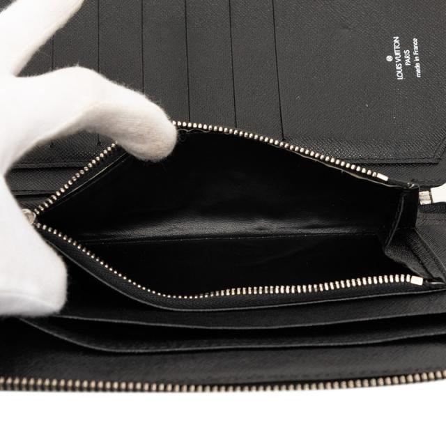 ルイ ヴィトン タイガ オーガナイザー アトール ラウンドファスナー 長財布 M30652 ブラック レザー メンズ LOUIS VUITTON 【中古】_4