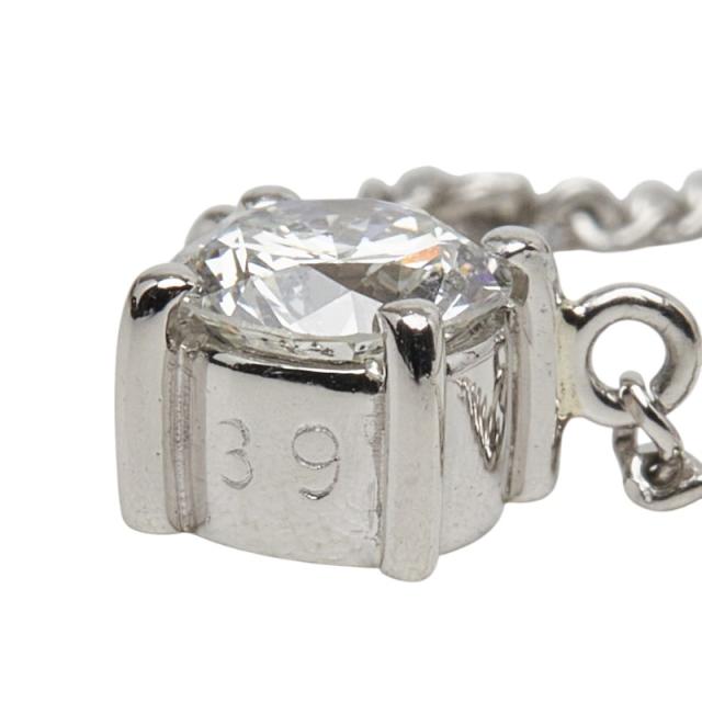 Pt850 プラチナ PM ピーエム ダイヤ0.39ct プチネックレス ペンダント ネックレス レディース 中古_5