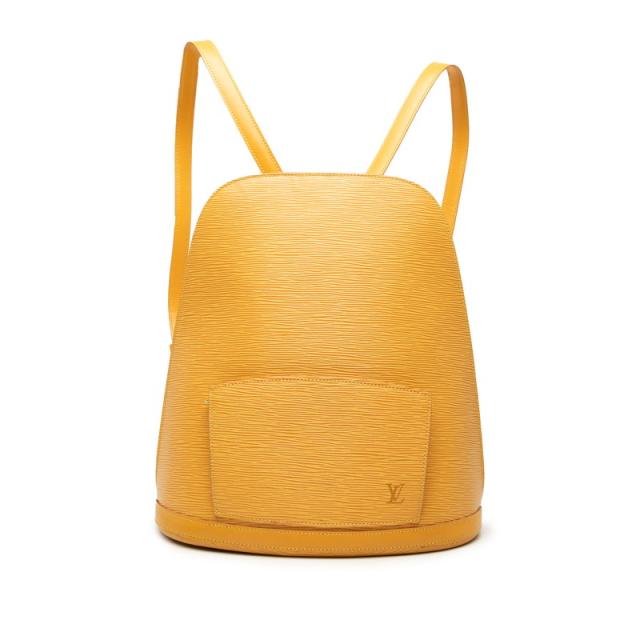 ルイ ヴィトン エピ ゴブラン リュックサック バックパック M52299 タッシリイエロー レザー レディース LOUIS VUITTON 【中古】