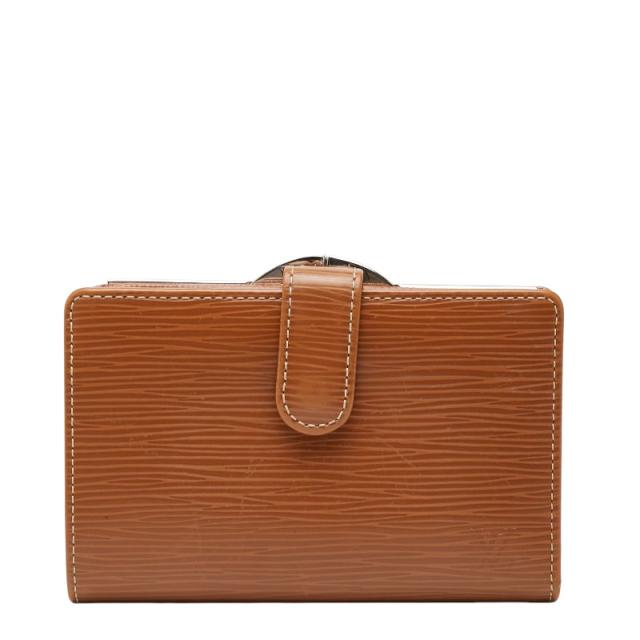 ルイ ヴィトン エピ ヴィエノワ 二つ折り紙入れ M63271 ケニア赤銅色 なめし革 レディース LOUIS VUITTON 【中古】