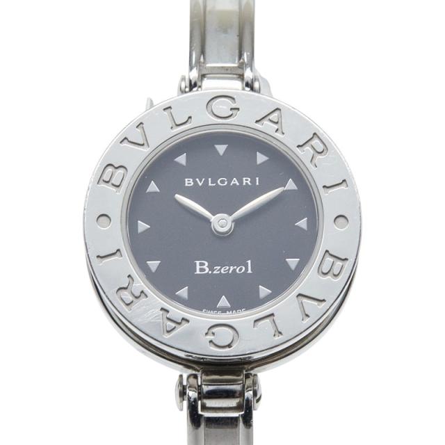 ブルガリ ビーゼロワン Bzero1 腕時計 BZ22S クオーツ ブラック文字盤 ステンレススチール レディース BVLGARI 【中古】