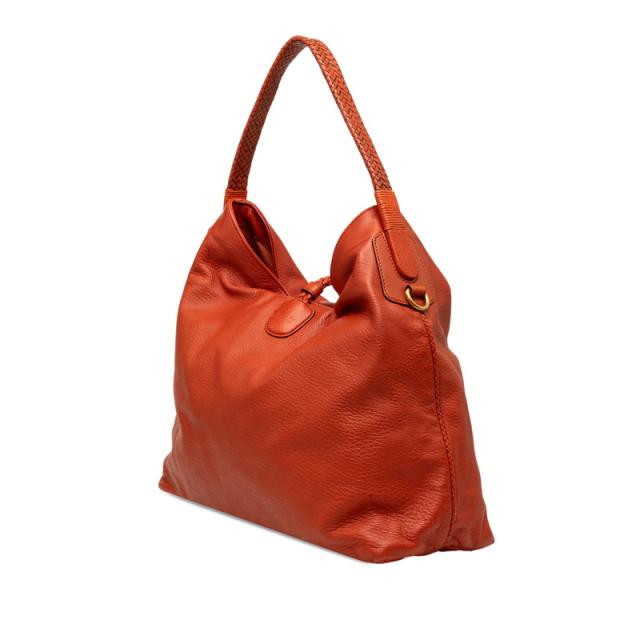 グッチ バンブー トートバッグ ショルダーバッグ 2WAY 338982 オレンジ ブラウン系 レザー レディース GUCCI 【中古】_1