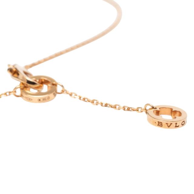 ブルガリ フィオレヴァー チェーン ペンダント ネックレス ダイヤモンド K18YG イエローゴールド Au750 レディース BVLGARI 【中古】_4