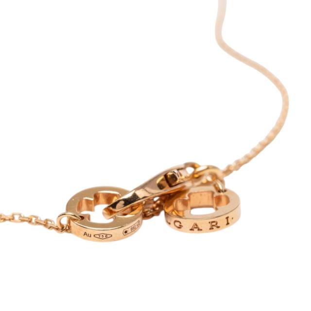 ブルガリ フィオレヴァー チェーン ペンダント ネックレス ダイヤモンド K18YG イエローゴールド Au750 レディース BVLGARI 【中古】_5