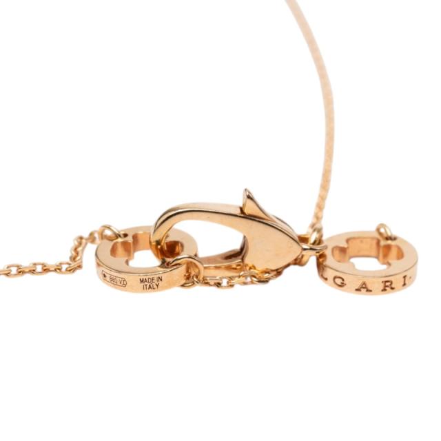 ブルガリ フィオレヴァー チェーン ペンダント ネックレス ダイヤモンド K18YG イエローゴールド Au750 レディース BVLGARI 【中古】_6