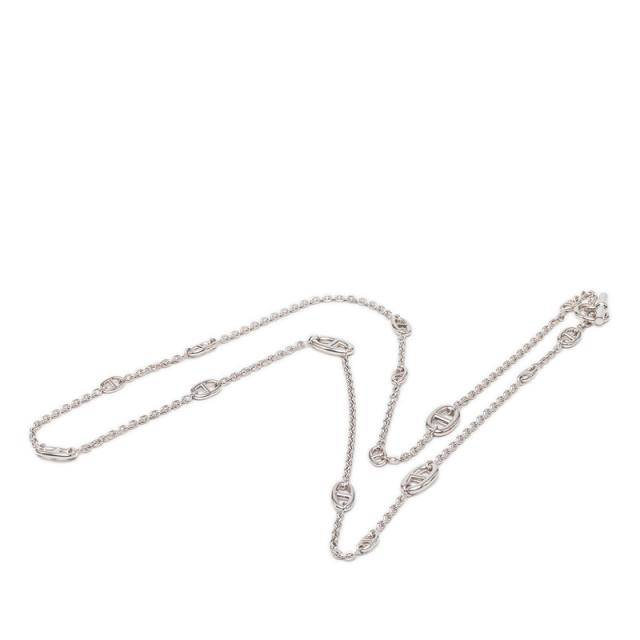 エルメス シェーヌダンクル ファランドール 120 ロング ネックレス SV925 シルバー レディース HERMES 【中古】_2