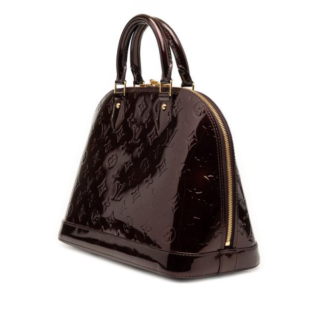 ルイ ヴィトン モノグラム ヴェルニ アルマPM ハンドバッグ M91691 ワインレッド ルージュフォーヴィスト LOUIS VUITTON 【中古】_1