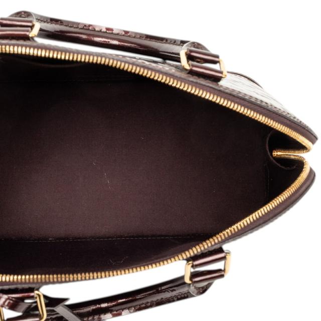ルイ ヴィトン モノグラム ヴェルニ アルマPM ハンドバッグ M91691 ワインレッド ルージュフォーヴィスト LOUIS VUITTON 【中古】_3